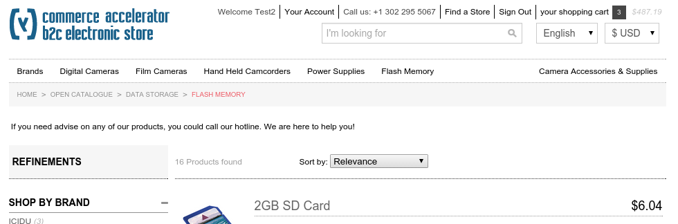 The message is shown The message is shown